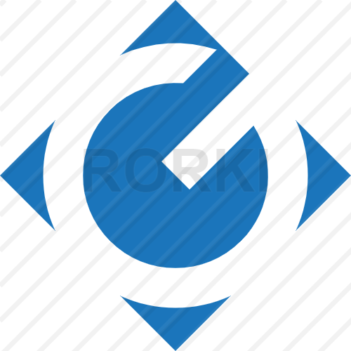 vector logo, letter