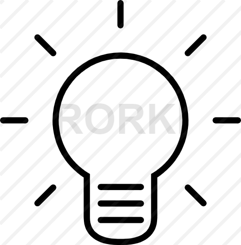 vector light, bulb, icon, ideas, electric, lamp, bright, cut out, electricity, energy, lightbulb, power, illuminated, lighting