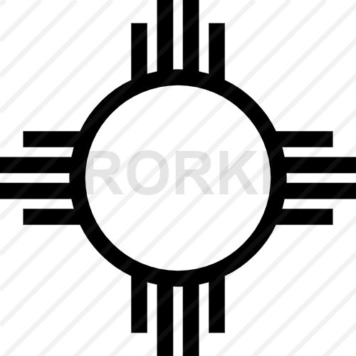 vector zia, pueblo, sun, symbol, primitive, art, minimalist, solar, Indians, ancient