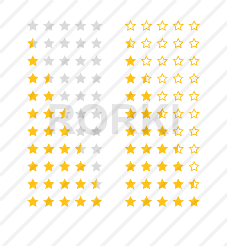 star shape, vector, icon, gold colored, rating, yellow, white background, flat, solid, symbol, bookmark, choice, choosing, rank, sign, voting, five, 5, color, reviews